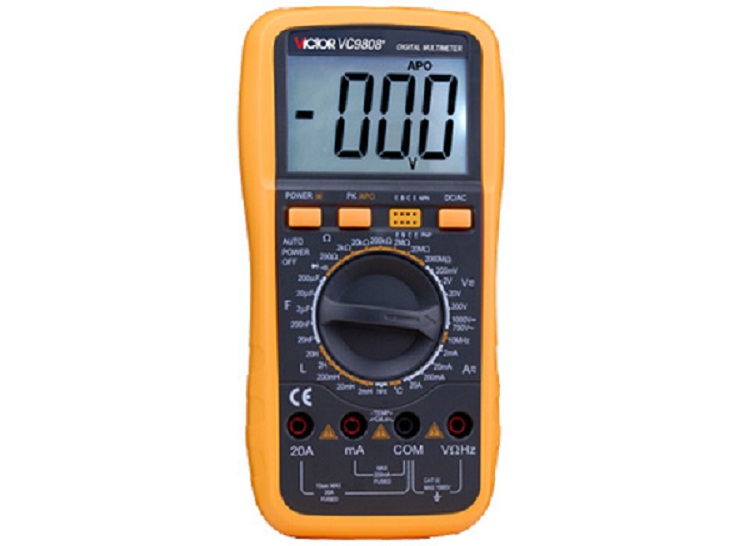 Victory original fit measuring temperature frequency inductance digital multimeter universal meter VC9808 false one penalty ten
