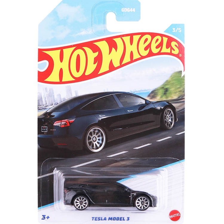 Tesla Model 3 Hot Wheels Alloy Sports Car Simulation Theme Car Modern Classic Gdg44