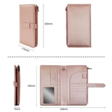 Портативный чехол для паспорта для путешествий, бумажник, длинная багажная сумка-органайзер