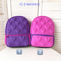 Foreign trade childrens school bag Girls  school bag Three-dimensional EVA shoulder protection spine decompression school bag Primary school school bag