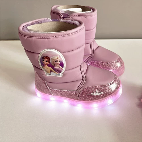 Детские короткие сапоги, флисовые удерживающие тепло туфли