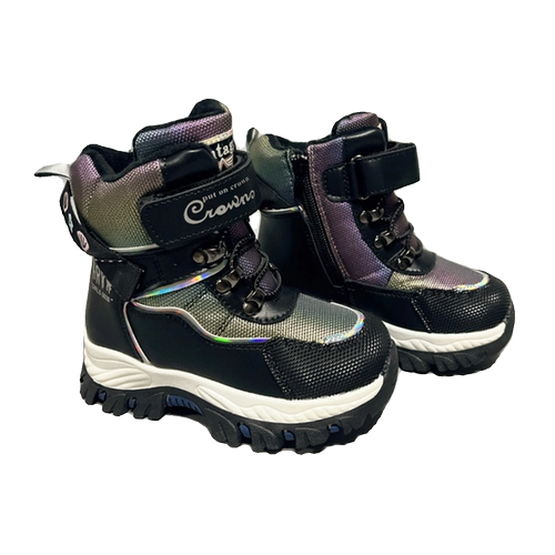 Удерживающие тепло зимние детские нескользящие короткие сапоги