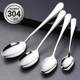 Food grade commercial 304 stainless steel spoon western food spoon