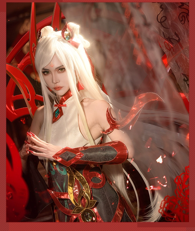 Nado Liên Minh Huyền Thoại cos cắt giấy cổ tích Năm Mới Irelia dao cô gái cosplay game anime trang phục nữ