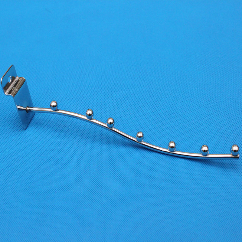 Grooved plate hooks Seven beads Five Everest Plate Hooks Grooved Plate Square Tube Hooks Clothing Shelving