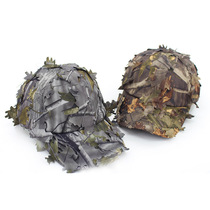 Outdoor military fan tactical Jili clothing cotton bionic leaf camouflage duck tongue hat male special forces field fishing