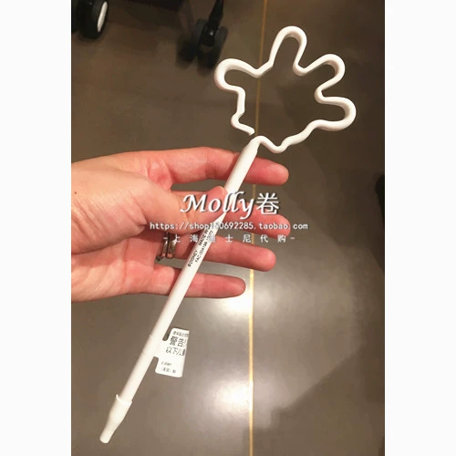 Классическая михачи глобус перчатки мяч Ball Pen Pen Long Rod Pens Shanghai Disney Homency Poickingsing