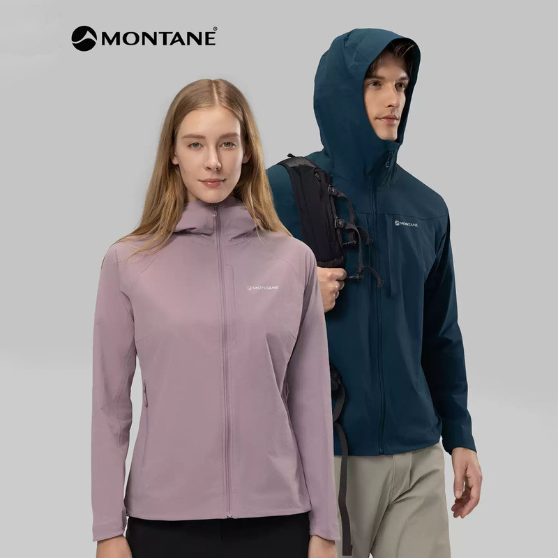 Montane Cima Softshell Jacket Windproof Outdoor Hiking Stretch Breathable Water-Repellent Jacket 26 New