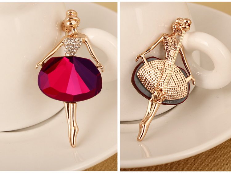 Broche femme en Zircon diamant - Ref 1176430 Image 39