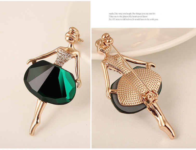 Broche femme en Zircon diamant - Ref 1176430 Image 34