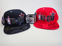 2020 NBA full-name star match James thick eyebrow brother Dongcic Harden letter brother autographed hat
