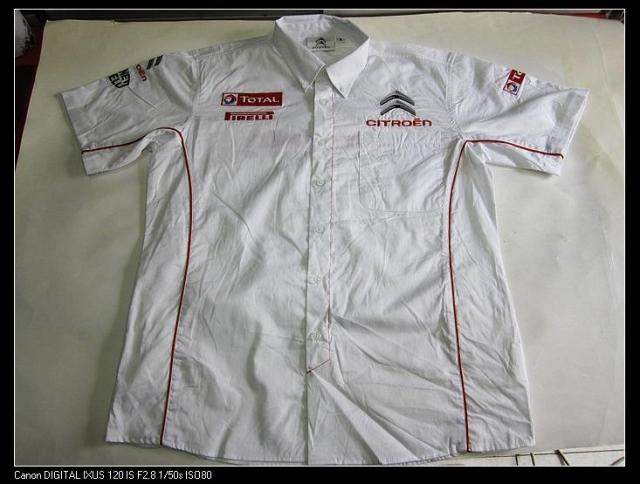 Citroen's new CITROEN WRC Racing Team Edition shirt men's short-sleeved racing suit