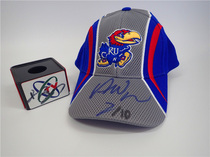 NBA Timberwolves University of Kansas Andrew Wiggins Andrew Wiggins autographed hat