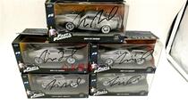 Jiada 1:32 Dodge War Speed 8 Speed and Passion 8 Van Diesel autographed car model
