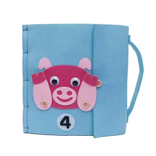 Детская книга из ткани, интеллектуальная игрушка, ткань, набор материалов, DIY, раннее развитие