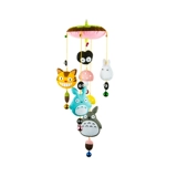 Ткань ручной работы, флисовый мультяшный набор материалов, игрушка на кроватку, подвеска, DIY, не требует вырезания