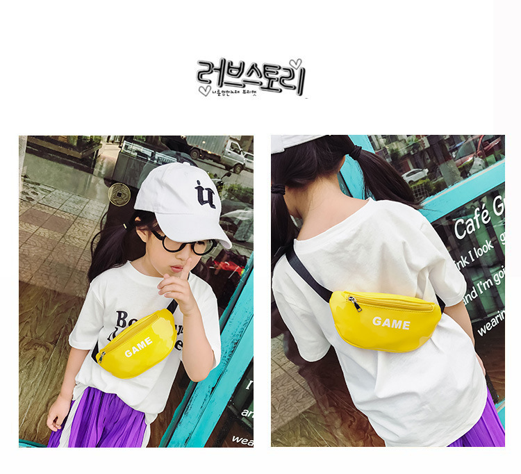 Túi xách trẻ em Hàn Quốc mới cho nam và nữ du lịch bình thường Túi Messenger thời trang túi ngực màu kẹo da sáng màu ba lô nhỏ balo du lịch
