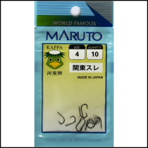 (Always fishing ) Japan's imported soil fatty fishing needle hook without barbs Kanto hook 1~6 raft fishing hook