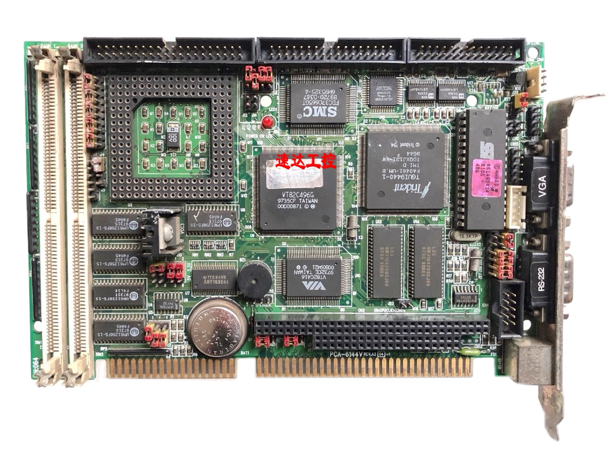 PCA-6144V REV A2 Research on industrial medical equipment 486 Main board integrated graphics card spot real price