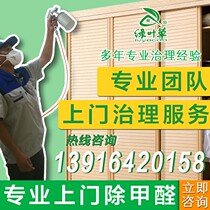 Door-to-door formaldehyde removal Shanghai service company professional indoor air treatment New house deodorization decoration decontamination testing