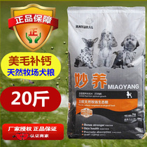 Dog food beauty calcium supplement nutrition high energy Teddy golden hair Labrador general 10kg economic dog food