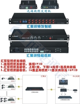 Convergence type video optical transceiver hangs 8 remote table single channel 1V1D video optical transceiver Bureau end machine 8V1D set