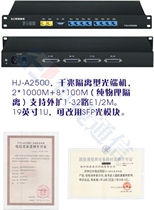 2 physically isolated Gigabit Ethernet optical transceivers 2*1000M plus 24E1 expandable telephone serial port lightning protection