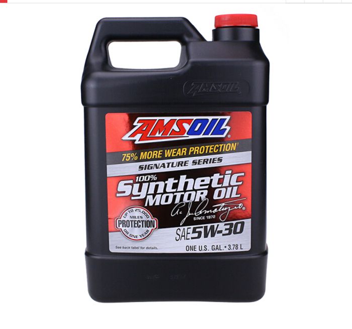 Anzo's new petrol engine AMSOIL fully synthetic engine oil ASL1G signature version 5W30 3 78L