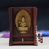 Портативный буддийский будда Красного Розового дерева Статуя покровителя по поклонениям поклонению будды, поклонению Будде, деревянной буддийской домашней мебели маленького будды