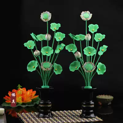 Monastery Golden Lotus ornaments for Buddha and Bodhisattva Japanese pre-Buddha often flower gilt hand-painted Lotus Multi-size