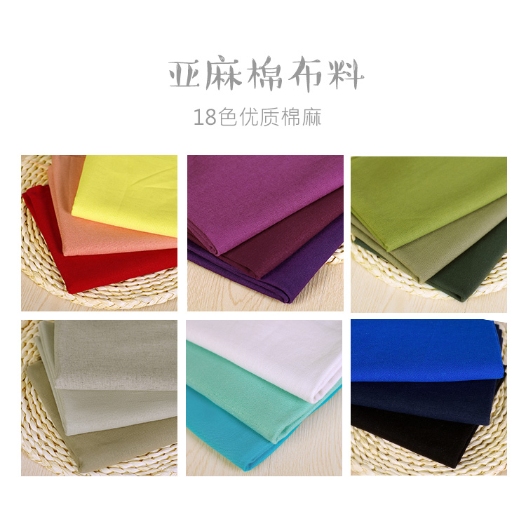 Cotton linen linen người đàn ông cotton trắng đỏ xanh váy quần quần áo quần áo home rèm cửa diy handmade vải