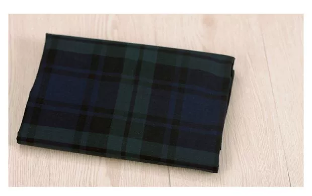 Cotton cotton kẻ sọc Vải màu xanh lá cây đầm áo trẻ em quần áo handmade vải tự làm