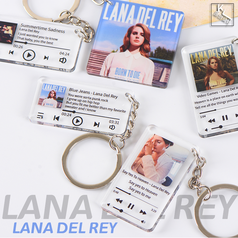 Lana Del Rey Album Cover Keychain Backpack Pendant Decoration Birthday Gift Lana Del Rey Album Cover Keychain Backpack Pendant Decoration Birthday Gift