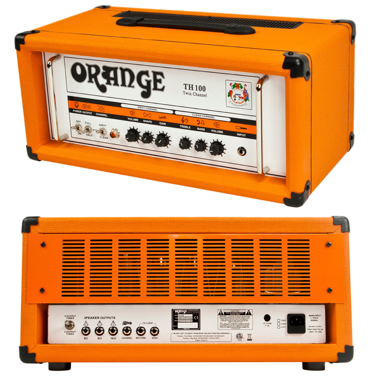 Orange Orange TH100H Dual Channel Full Tube Electric Guitar Box Head Split Loa Audio - Loa loa loa pioneer
