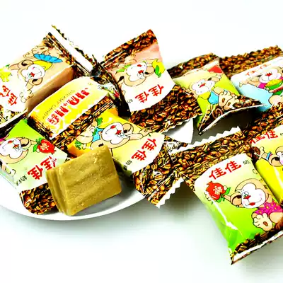 Jia Jia toffee Oh oh Post-80s snacks Old-fashioned nostalgic snacks Bulk sugar mixed childhood memories Childhood