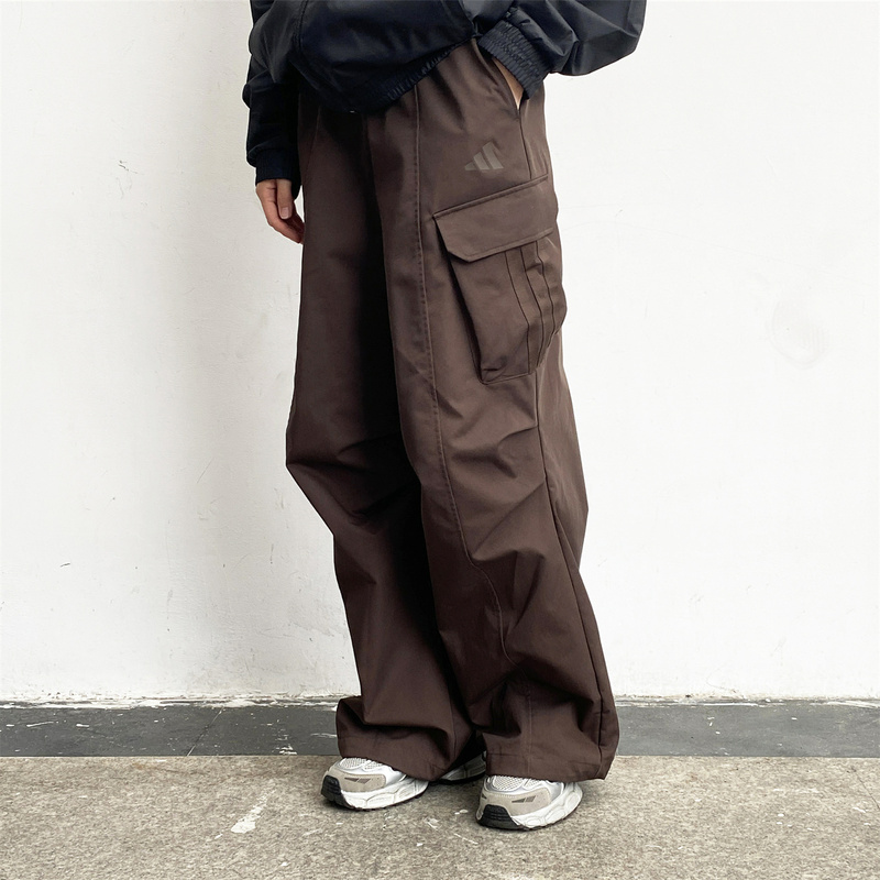 Adidas Women's Cargo Pants Loose Fit Sports Pants Running Training Breathable Cuffed Pants Long Pants Genuine Kw0685