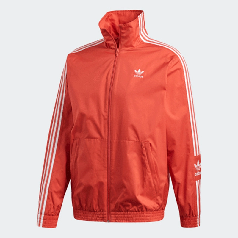 Áo khoác cỏ ba lá Adidas nam áo khoác gió ba sọc mùa hè 2020 áo khoác cổ đứng FM9882 9884 - Áo khoác thể thao / áo khoác