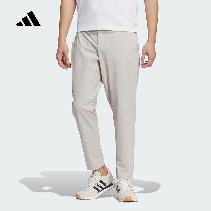 Adidas Men's Pants 2026 Summer Quick-Drying Sun Protection Cool Tapered Nine-Point Sports Casual Long Pants Jl6052