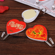 Red Powerful Sticky Hook Wedding Unmarked Super Wall Plastic Cartoon Pattern Wedding Roof Mucus Hook