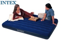 Original INTEX-68759 Deluxe Double Striped Flocking Air mattress