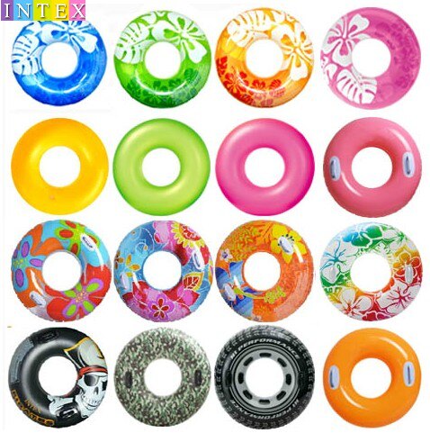  INTEX Adult thickened swimming ring SWIMMING CIRCLE Lifebuoy Floating Circle to increase the sitting lap armpits