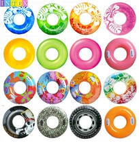  INTEX Adult thickened swimming ring SWIMMING CIRCLE Lifebuoy Floating Circle to increase the sitting lap armpits