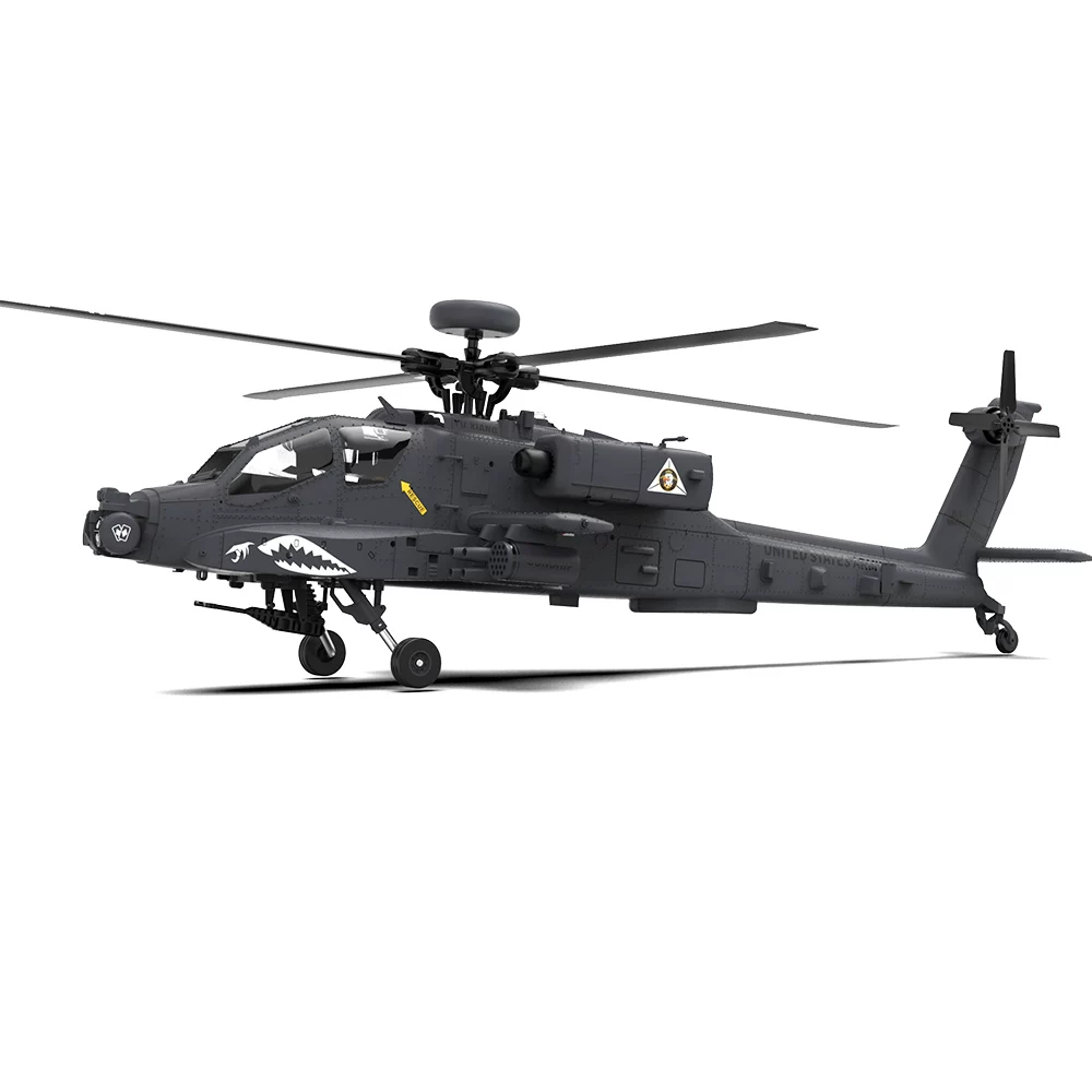 2025 новая удалённая управляемая вертолёт Yuxiang F11S Apache вооружённый изображение реальная машина GPS симуляционная модель самолёта
