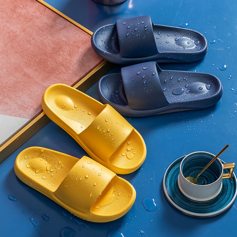 Guest cool slippers female summer living room for guest house In-home Shoe Men Soft Thick Bottom Non-slip Air Cushion Massage Slippers