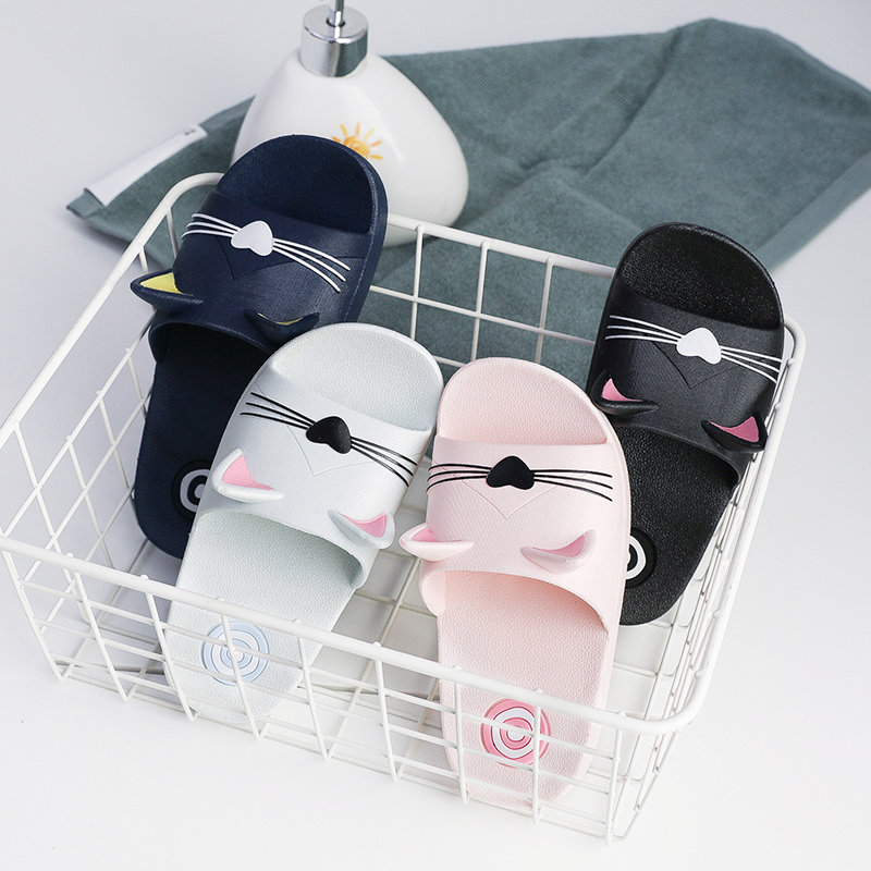 Baby Slippers Men's Summer Indoor Cute Girl Cartoon Home With Soft Bottom Bathroom Non-slip Thick Bottom Child Cool Tug