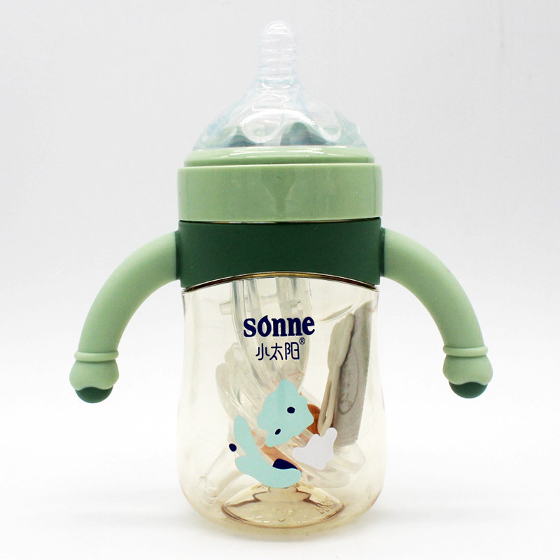 Small Sun Multifunction Bottle Straw School Drinking Cup High Temperature Resistant 6681 6682 Anti-fall ppsu material one bottle of three