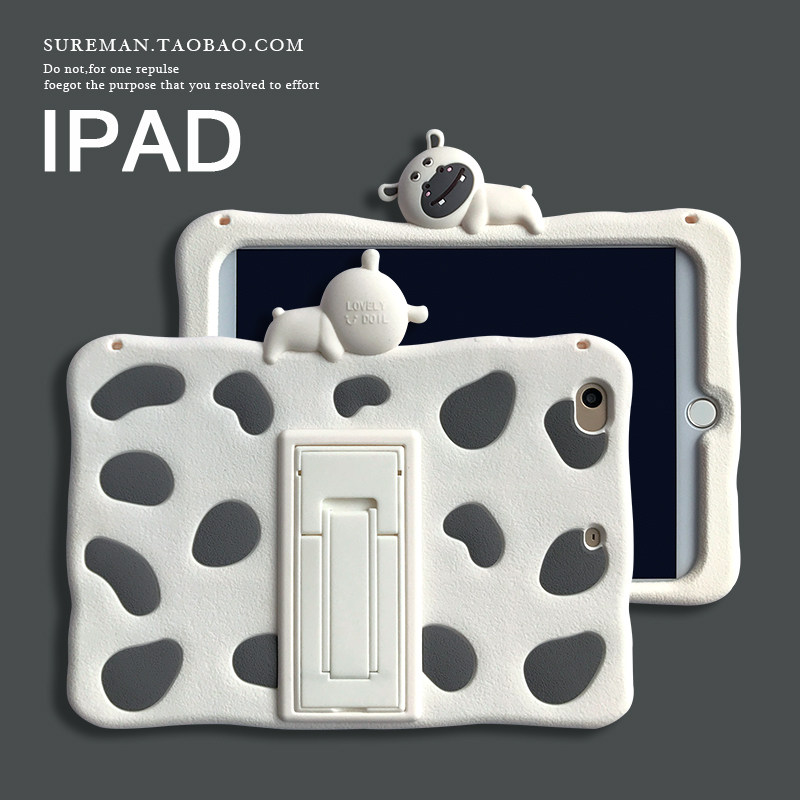 Cartoon 2018 new iPad air2 protective sleeve mini4 5 flat shell 10 2 silicone soft shell 11 Mini 3 sets 7