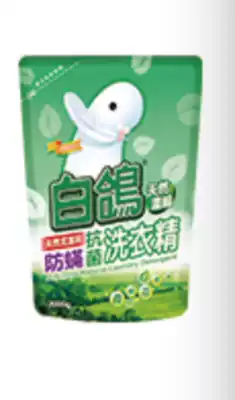 Taiwan white pigeon natural concentrated laundry detergent bag (Eucalyptus anti-bacterial) 2000G supplementary bag