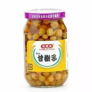 臺灣罐頭高慶泉甘樹子破布子破布木 蒸魚調味料450g 瓶