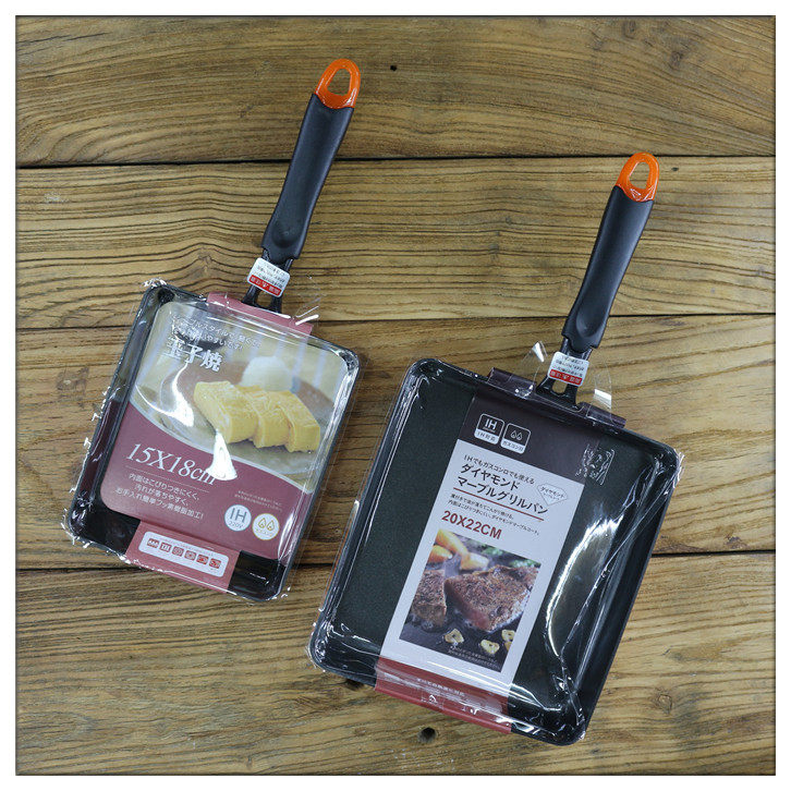 Japanese Cuisine Egg Buns Rice Cutlery Japanese Cuisine Jade Burning Induction Cookers Gas Dual-use Rebase Frying Egg Steak Pan